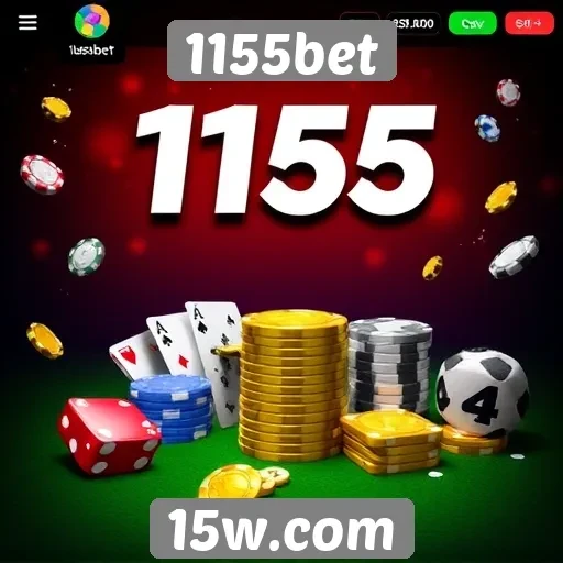 Diversidade de jogos disponíveis na 1155bet